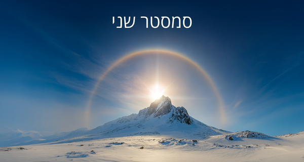 תכנית ההכשרה - סמסטר 2
