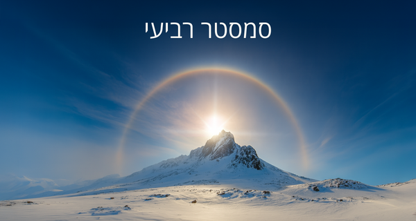 תכנית ההכשרה - סמסטר 4